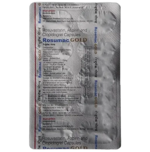 rosumac gold 10mg capsule 10's